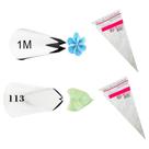 Kit Bicos De Confeitar Wilton 1m E 113 + 02 Sacos Conf Kit Bicos De Confeitar Wilton 1m E 113 + 02 Sacos Conf