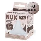 Kit Bicos Mamadeira Nuk Perfect Match Bico Reto Válvula Anticólica Silicone Macio Diversos Tamanhos