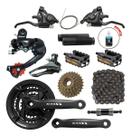 Kit Bike 21v Gta Rapdfire Pedivela Cambios Catraca Corrente