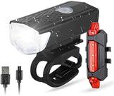 Kit Bike Farol Frontal Traseiro Ultra Led Usb Recarregável Bicicleta USB Recarregável Kit Bike Farol Frontal Traseiro Ultra Led Usb Recarregável Bicicleta USB Recarregável