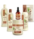 Kit Bio Extratus 6 Produtos Linha Umectante Coco 500ml Oficial