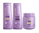 Kit Bio Extratus Blond Shampoo Bio Extratus 250ml + Cond. 250ml + Máscara Desamareladora 250g Kit Bio Extratus Blond Shampoo Bio Extratus 250ml + Cond. 250ml + Máscara Desamareladora 250g