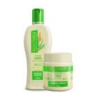Kit Bio Extratus Cachos Shampoo 250ml + Mascara Banho de creme 250g Babosa Hidratação e Nutrição