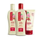 Kit Bio Extratus Crespos Shampoo 250ml + Condicionador 250ml + Finalizador 150g