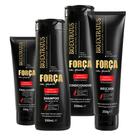 Kit Bio Extratus Força Com Pimenta Sh Condicionador 350ml Máscara 250g Finalizador