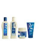 Kit Bio Extratus Neutro Sh+Cond 250ml+Banho de Cr 250g +Finalizador 150g