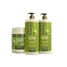 Kit Bio Extratus Pós Química Abacate E Jojoba 3 produtos Litro