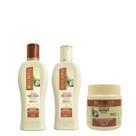 Kit Bio Extratus Umectante Óleo de Coco Sh+Cond 250ml+Banho Cr 250g