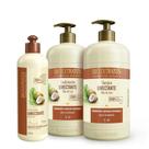 Kit Bio Extratus Umectante Óleo de Coco Shampoo Condicionador 1Litro Finalizador 500