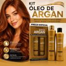 Kit Bio Instinto Óleo de Argan Shampoo 300mL + Condicionador 200mL Reparação e Brilho Intenso