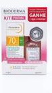 Kit Bioderma Protetor Solar Facial FPS 70 Photoderm Antioleosidade 40g Água Micelar Sensibio H2O 100ml Kit Bioderma Protetor Solar Facial FPS 70 Photoderm Antioleosidade 40g Água Micelar Sensibio H2O 100ml