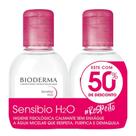 Kit Bioderma Sensibio H2O Água Micelar Calmante 100ml + 100ml Limpeza Facial Suave