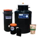 Kit Biodigestor 1000L/dia + Leito e Caixa de Gordura 20L