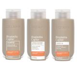 Kit Bioplastia Capilar Shampoo, Condiconador e Leave-in Dicolore Cabelos Pós Químicas progressivas ou com volumes