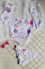 Kit Biquíni Infantil Blusa Infantil Com Proteção Solar + Calcinha