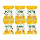 Kit Biscoito de Arroz Mini Puffs Banana e Cenoura Nhami Mami - 6 unidades de 15g Kit Biscoito de Arroz Mini Puffs Banana e Cenoura Nhami Mami - 6 unidades de 15g