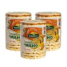Kit Biscoito de Milho Sem Glúten Natural Life - 3 Unidades de 80g
