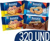 Kit Biscoito Em Sache Renata Chocolate Cracker Leite 320 Un