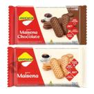 Kit Biscoito Maisena e Chocolate Lowçucar Zero Adição de Açúcares Sem Lactose Diet 2 Unidades 115g