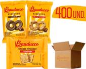 Kit Biscoito Sachê Bauducco Choco + Leite+ Cream Cracker 400 und