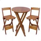 Kit Bistro com Mesa Redonda e 2 Cadeiras Kit Bistro com Mesa Redonda e 2 Cadeiras