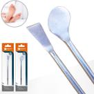 Kit Bisturi Calosidade Plantar + Bisturi Calosidade Dorsal Podologia Inox Profissional