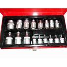 Kit Bit Soquete Torx c/Adaptador 17Pc