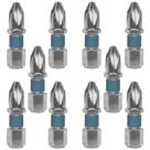 Kit Bits Philips PH02 x 2,5 cm Imantado com 10 Unidades GROSS Kit Bits Philips PH02 x 2,5 cm Imantado com 10 Unidades GROSS