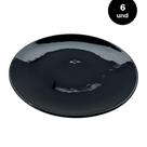 KIT Black - 06und Pratos de Sobremesa KIT Black - 06und Pratos de Sobremesa