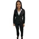 KIT Blazer Social Feminino 2 Bolsos Forrado Com Ombreira KIT Blazer Social Feminino 2 Bolsos Forrado Com Ombreira