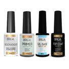 Kit blindagem das unhas brilia nails 4 itens