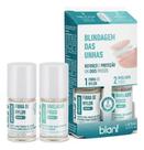 Kit Blindagem Das Unhas Fibra Nylon Nivelador Fosco Blan 2x1