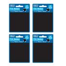 Kit Bloco Adesivo Tili Notes Preto com 4 Unidades Tilibra