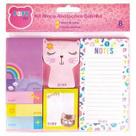 Kit Bloco Anotações Gatinho 8 Peças - Fofy Kit Bloco Anotações Gatinho 8 Peças - Fofy