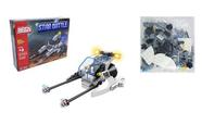 Kit bloco de montar veículos de guerra inbox star battle