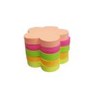 Kit Bloco de notas post it Bloco Adesivo Colorido Lembretes Recados Anotações 500 Folhas