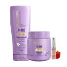 Kit Blond Bioreflex finalização capilar 1 Banho de creme 250ml 1 Finalizador 200ml + Presente Lourre 15ml