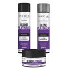 KIT BLOND PLATINADO MEDIX SHAMPOO 300ml + CONDICIONADOR 300ml + MASCARA 250ml KIT BLOND PLATINADO MEDIX SHAMPOO 300ml + CONDICIONADOR 300ml + MASCARA 250ml