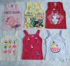 Kit blusa infantil 6 peças