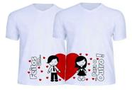 Kit blusas casal dia dos namorados