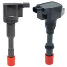 Kit Bobina De Ignição Dianteira E Traseira Honda Fit 1.4 8v 2004 a 2008 Kit Bobina De Ignição Dianteira E Traseira Honda Fit 1.4 8v 2004 a 2008