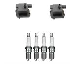 Kit Bobina e Jogo Velas Comum Jac J6 2.0 16v