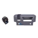 Kit Bocal + Rolete para Fechadura Elétrica C-90 Cinza HDL