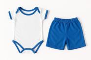 Kit Body Bebê com Tapa Fralda em Malha Suave 100% Poliester Conforto e Estilo para os Pequenos