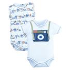 Kit Body Bebê Menino Suedine Savana Upi Uli -