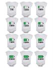 Kit body bebê mesversario manga curta bateria carregando 12 bodies 1 a 12 meses Kit body bebê mesversario manga curta bateria carregando 12 bodies 1 a 12 meses