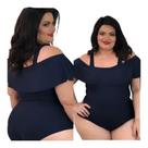 Kit Body Ciganinha +Short Feminino Plus Size Saída De Praia Kit Body Ciganinha +Short Feminino Plus Size Saída De Praia