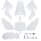 Kit Body Fender Podoy CRF50 de plástico branco com parafusos