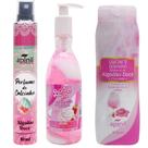Kit Body Girl + Sabonete Íntimo + Perfume de Calcinha Algodão Doce