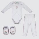 Kit Body Longo Calça e Pantufa Infantil Fluminense Kit Body Longo Calça e Pantufa Infantil Fluminense